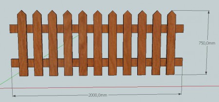 Staket 2 Pris 280kr/st omålat